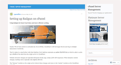 Desktop Screenshot of cpanelservermanagement.com
